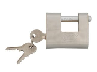 Faithfull Brass Shutter Padlock 60mm (5023969304786) FAIPLB60SHUT