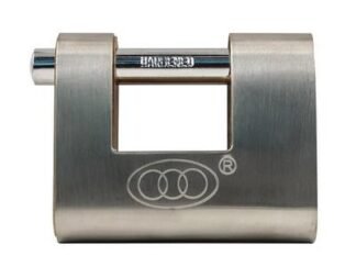 Faithfull Brass Shutter Padlock 80mm (5023969304793) FAIPLB80SHUT