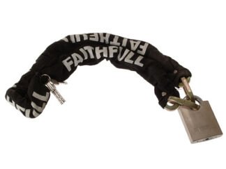 Faithfull Padlock & Chain 1m x 9.5mm (5023969287232) FAIPLCHSET
