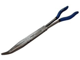 Faithfull Long Reach Bent Nose Pliers 335mm (13in) (5023969001975) FAIPLLN335B
