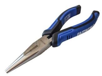 Faithfull Long Nose Pliers 165mm (6.1/2in) (5023969001883) FAIPLLN612N