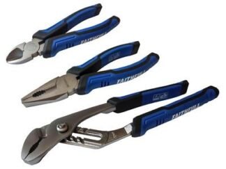 Faithfull Soft Grip Pliers Set, 3 Piece (5023969001944) FAIPLSET3N