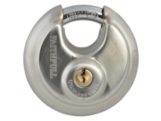 Faithfull Stainless Steel Discus Padlock 70mm (5023969309477) FAIPLSS70DIS