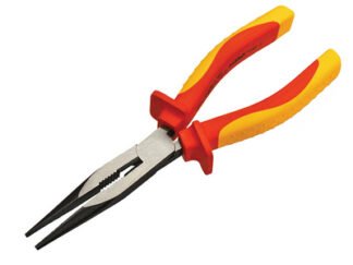 Faithfull Long Nose Pliers VDE 210mm (5023969307978) FAIPLVDELN8