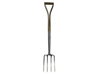 Faithfull Prestige Stainless Steel Digging Fork Ash Handle (5023969314983) FAIPRESDFSS
