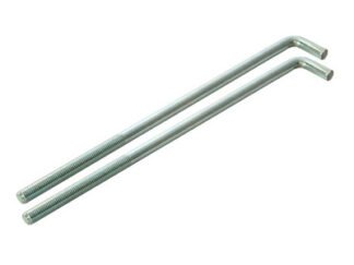 Faithfull External Building Profiles - 230mm (9in) Bolts (Pack 2) (5023969256306) FAIPROEXTB9