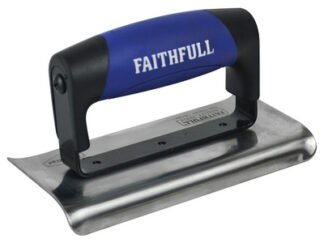 Faithfull Prestige Edging Trowel 6 x 3in (5023969313931) FAIPTEDG6SS