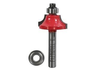 Faithfull Router Bit TCT 6.3mm Rounding Over 1/4in Shank (5023969228198) FAIRB112