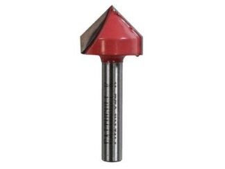 Faithfull Router Bit TCT V-Groove 13.0mm x 19.1mm 1/4in Shank (5023969216195) FAIRB51