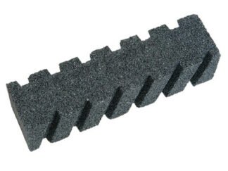 Faithfull Rubbing Brick Fluted 200 x 50 x 50mm (5023969228389) FAIRBRICKF8