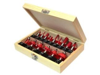 Faithfull 1/2in TCT Router Bit Set, 15 Piece (5023969236926) FAIRBS15
