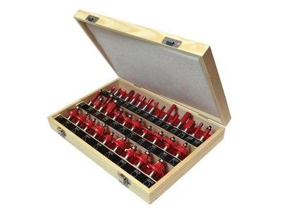 Faithfull 1/2in TCT Router Bit Set, 35 Piece (5023969236933) FAIRBS35
