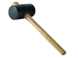 Faithfull Rubber Mallet - Black 794g (28oz) (5023969225395) FAIRMB3