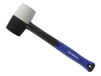 Faithfull Black & White Fibreglass Mallet 24oz (5023969011363) FAIRMBWF24