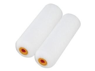 Faithfull Foam Mini Roller Refills 100mm (4in) Pack of 2 (5023969286402) FAIRMINI2F