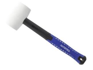 Faithfull White Fibreglass Mallet 16oz (5023969011325) FAIRMWF16