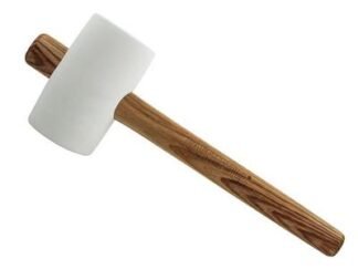 Faithfull FSC White Rubber Mallet 24oz (5023969011431) FAIRMWF24FSC