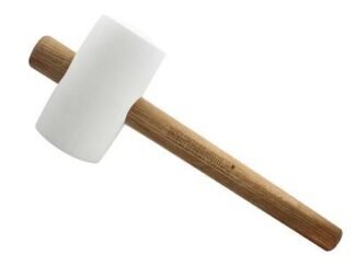 Faithfull FSC White Rubber Mallet 40oz (5023969011455) FAIRMWF40FSC
