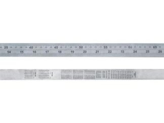 Faithfull Steel Rule 1m / 39in x 30mm (5023969297101) FAIRULE1000S