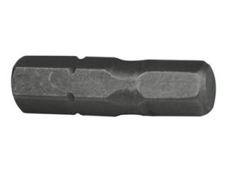 Faithfull Hex S2 Grade Steel Screwdriver Bits 8 x 25mm (Pack 3) (5023969312323) FAISBH825