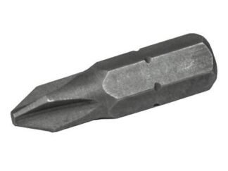 Faithfull Phillips S2 Grade Steel Screwdriver Bits PH3 x 25mm (Pack 3) (5023969312163) FAISBPH325
