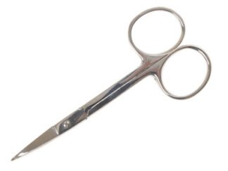 Faithfull Cuticle Scissors Curved 90mm (3.1/2in) (5023969267098) FAISCCS312