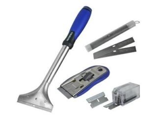 Faithfull Long Handled Scraper & Razor Blade Scraper Set FAISCRASET4