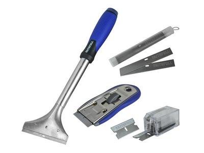 Faithfull Long Handled Scraper & Razor Blade Scraper Set FAISCRASET4
