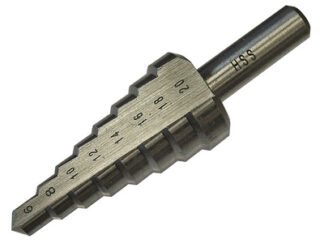 Faithfull HSS Step Drill Bit 6-20mm (5023969269474) FAISD620