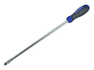 Faithfull Soft Grip Screwdriver Flared Slotted Tip 10.0 x 300mm (5023969251394) FAISDF300