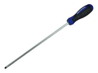 Faithfull Soft Grip Screwdriver Parallel Slotted Tip 6.5 x 250mm (5023969251325) FAISDP250