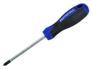 Faithfull Soft Grip Screwdriver Phillips Tip PH2 x 100mm (5023969251288) FAISDPH2