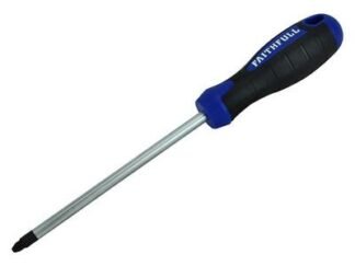 Faithfull Soft Grip Screwdriver Pozidriv Tip PZ3 x 150mm (5023969251233) FAISDPZ3