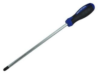 Faithfull Soft Grip Screwdriver Pozidriv Tip PZ4 x 250mm Long Reach (5023969259796) FAISDPZ4L