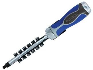 Faithfull Ratchet Screwdriver Set, 13 Piece (5023969000695) FAISDSET13R