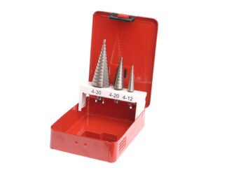 Faithfull HSS Step Drill Bit Set of 3 4-30mm (5023969248349) FAISDSET3