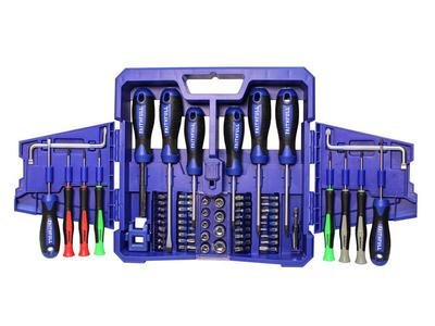 Faithfull Fold Out Screwdriver & Bit Set, 63 Piece (5023969002545) FAISDSET63
