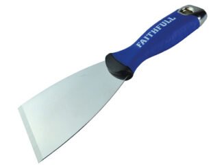 Faithfull Soft Grip Stripping Knife 100mm (5023969317229) FAISGSK100ME