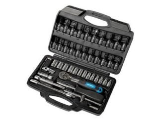 Faithfull 1/4in Socket Set, 46 Piece (5023969013657) FAISOC1446MQ