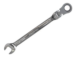 Faithfull Ratchet Combination Spanner Flex Head CV 10mm (5023969299426) FAISPARAT10