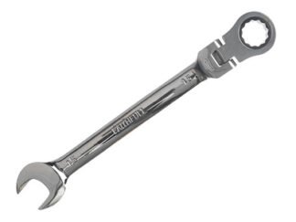 Faithfull Ratchet Combination Spanner Flex Head CV 15mm (5023969299471) FAISPARAT15