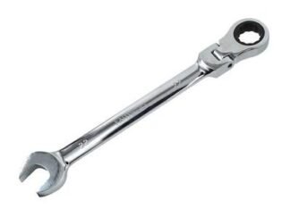 Faithfull Ratchet Combination Spanner Flex Head CV 22mm (5023969299549) FAISPARAT22