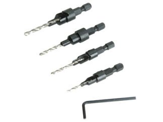 Faithfull Screwsink Set, 4 Piece (5023969227658) FAISSINKS4