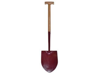Faithfull Solid Socket Shovel Round No.2 T-Handle (5023969232102) FAISSR2T