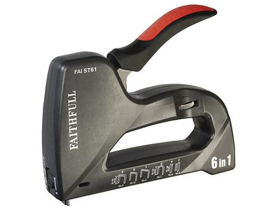 Faithfull Heavy-Duty 6-in-1 Tacker/Nailer (5023969308470) FAIST61