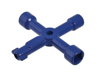 Faithfull 4-Way Services Utility Meter Key (5023969261874) FAISUKEY