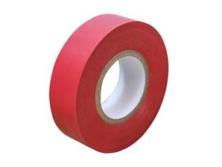 Faithfull PVC Electrical Tape Red 19mm x 20m (8012066020382) FAITAPEPVCR