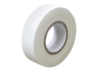 Faithfull PVC Electrical Tape White 19mm x 20m (8012066020504) FAITAPEPVCW