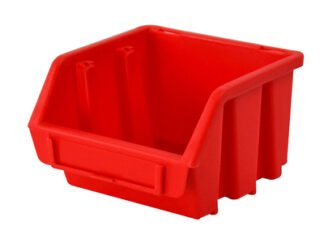 Faithfull Interlocking Storage Bin Size1 Red 116 x 112 x 75mm (5023969314082) FAITBBIN1