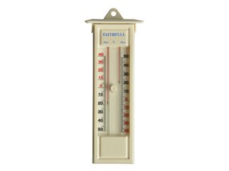 Faithfull Thermometer Press Button Max-Min (5023969301495) FAITHMMBUTMF
